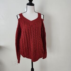 Women red swearte size L